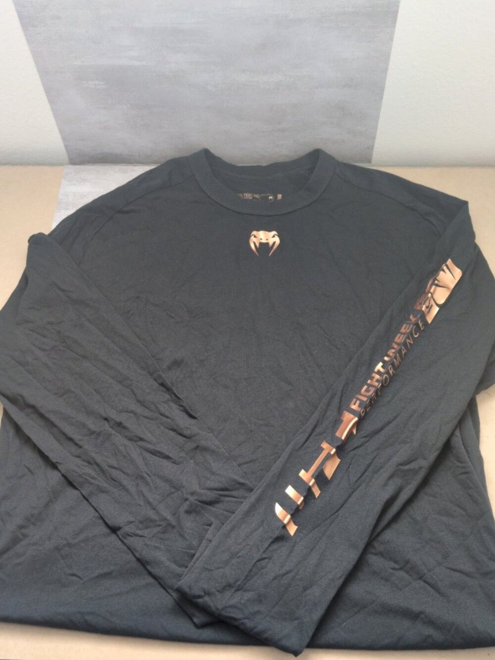 UFC Venum Performance Long Sleeve Shirt Fight Week Kit Men's Large